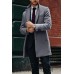 Men's Mid-length Long-sleeved Woolen Coat